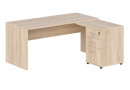 Biurko gabinetowe Large z kontenerem 1700/1400/800 