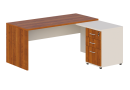 Biurko gabinetowe Large z kontenerem 1700/1400/800 
