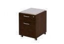 Kontenerek biurowy 2 szuflady, centralny zamek, na kółkach