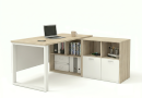 Biurko Gabinetowe z kontenerem SIMPLE II - 1600/1500/700 