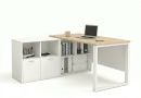 Biurko Gabinetowe z kontenerem SIMPLE II - 1600/1500/700 
