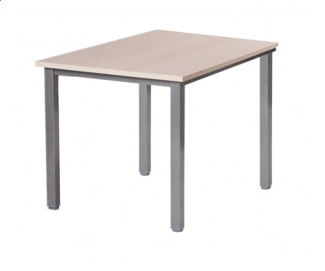 Stół konferencyjny kwadratowy na ramie, noga kwadratowa 80 x 80 cm